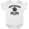 greyhound mum Baby Onesie
