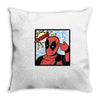 bang pop art Throw Pillow