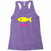 big fish little fish cardboard box Racerback Tank