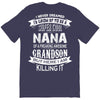 Super Cool Nana Of A Freaking Awesome Grandson T-Shirt