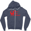don't stop believin funny christmas Zipper Hoodie