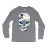 the great wave off skull Long Sleeve Shirts