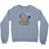 polygon bear graphic Crewneck Sweatshirt