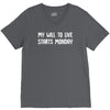my will to live starts monday V-Neck Tee