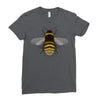 realistic bee Ladies Fitted T-Shirt