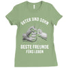 vater und sohn Ladies Fitted T-Shirt