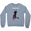 saw trike play a game horror bike Crewneck Sweatshirt