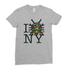 i (turtle) ny Ladies Fitted T-Shirt