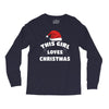 this girl loves christmas Long Sleeve Shirts
