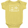 audio cassette 80's 90's party hip hop nostalgia retro Baby Bodysuit