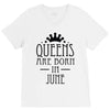 queens are born in june (2) V-Neck Tee