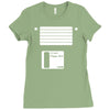 floppy disk Ladies Fitted T-Shirt
