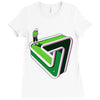 puzzled putter Ladies Fitted T-Shirt