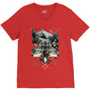 natural collapse V-Neck Tee