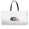 july 4 independence day Weekender Totes