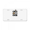 cats cats cats License Plate