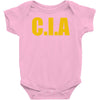 cia  funny  fashion fbi feds joke fancy dress Baby Onesie