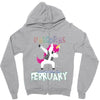 Born Unicorns-Born February Zipper Hoodie