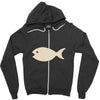 fish Zipper Hoodie