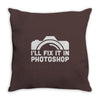 i'll fix it in photoshop Throw Pillow