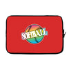 neon softball Laptop sleeve