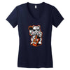 maneki trooper Women's V-Neck T-Shirt