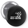 robocop inspired ed 209 Pin-back button