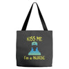 kiss a nurse Tote Bags