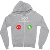 God is calling you Zipper Hoodie