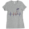 my heart beats for parrots Ladies Fitted T-Shirt