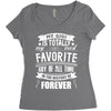 My Gigi is Totally My Most Favorite Guy Of All Time In The History Of Women's Triblend Scoop T-shirt