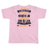 Super Cool Mother In Law Of A Freaking Awesome Son In Law Toddler T-shirt