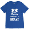This Beauty Runs Like a Beast V-Neck Tee