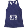 This Baby is Almost Out Racerback Tank