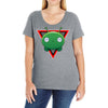 Final Space Mooncake with Triangle Ladies Curvy T-Shirt