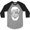 respect the beard 3/4 Sleeve Shirt