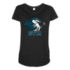 Shark Gym Maternity Scoop Neck T-shirt