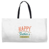 happy father's day Weekender Totes