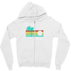 cabo san lucas distressed Zipper Hoodie