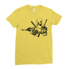 deadpool 4 Ladies Fitted T-Shirt