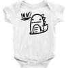 huh dinosaur Baby Onesie