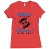 Uncle is my Name Fishing Is My Game Ladies Fitted T-Shirt