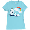 rainbow Ladies Fitted T-Shirt