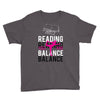 Reading Yoga Wine Balance Youth Tee