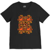 pumpkin pattern V-Neck Tee