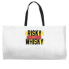 risky after whisky Weekender Totes