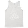 shark riding bicycle bike funny Tank Top