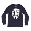 v per vendetta face film horror cinema&amp;tv Long Sleeve Shirts