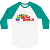 racing rainbow 3/4 Sleeve Shirt