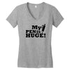 huge pen Women's V-Neck T-Shirt